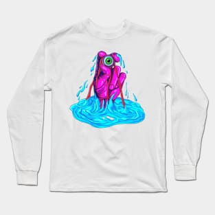 Horror. Fantasy. Hand with an eye. Long Sleeve T-Shirt